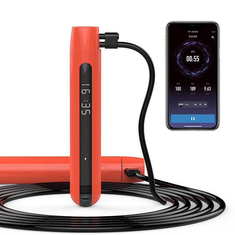 3M 調整速度 スマート デジタル PVC ジャンプロープ スマート ジャンプロープ 調整可能な運動 カロリーカウンター