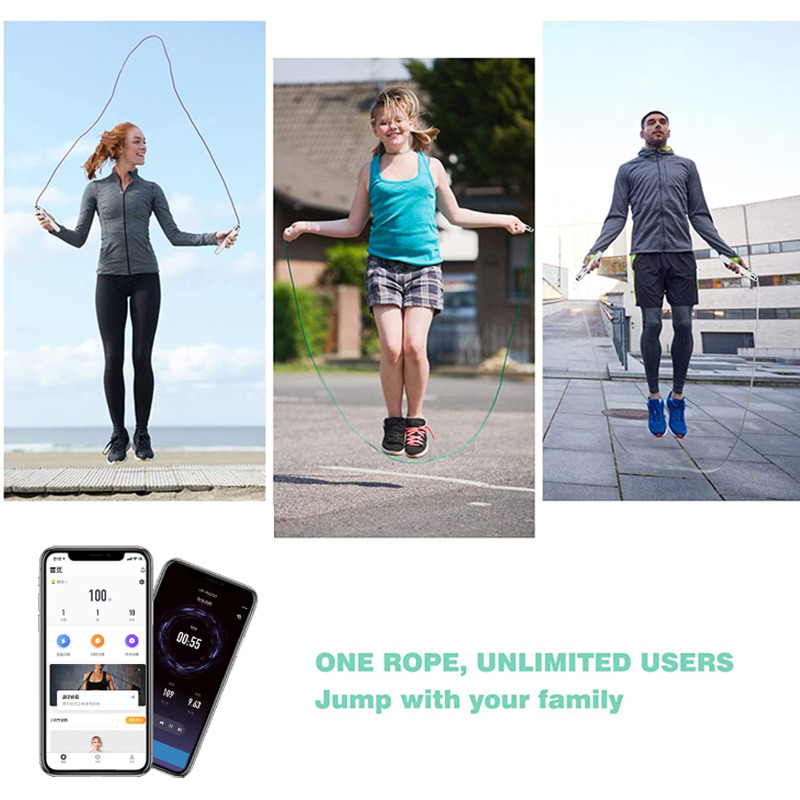 PVC APP パーソナライゼーション PVC ジャンプロープ 室内・室外 プラスチックのハンドル 体重調整可能