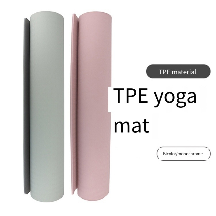 ユリヒ アンチ スリップ 軽量 TPE ヨガマット 173cm ピンク 運動マット ヨガとピラティス