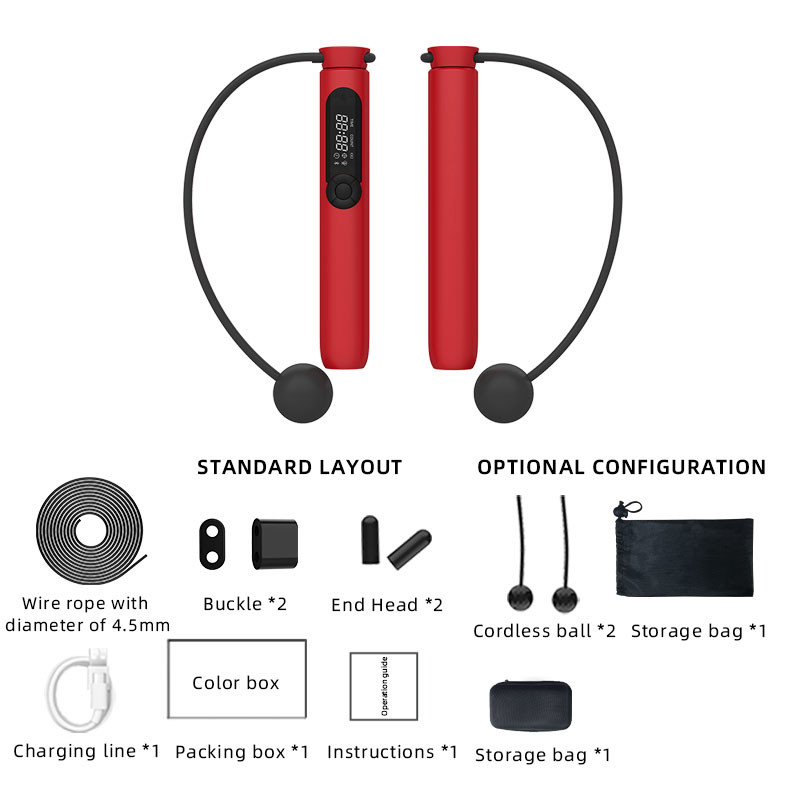 体重を減らすためにロープをスキップするための新しいBluetooth接続は 計数して充電できます.